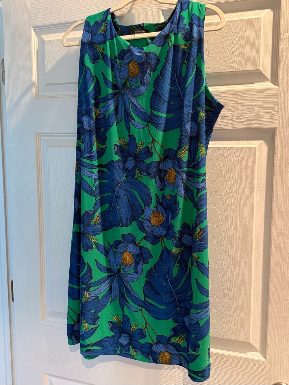 Tommy Hilfiger Green and Blue Floral Top